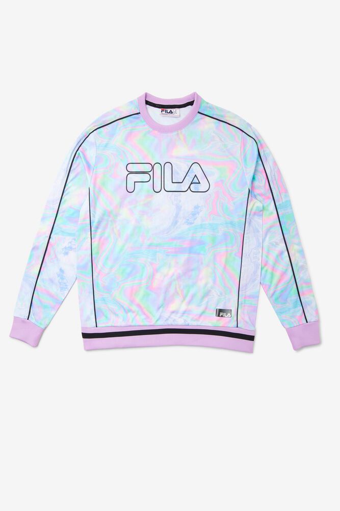 Fila Sweatshirt Mens Pink Ridge Crew - Ireland 65374-XWLE